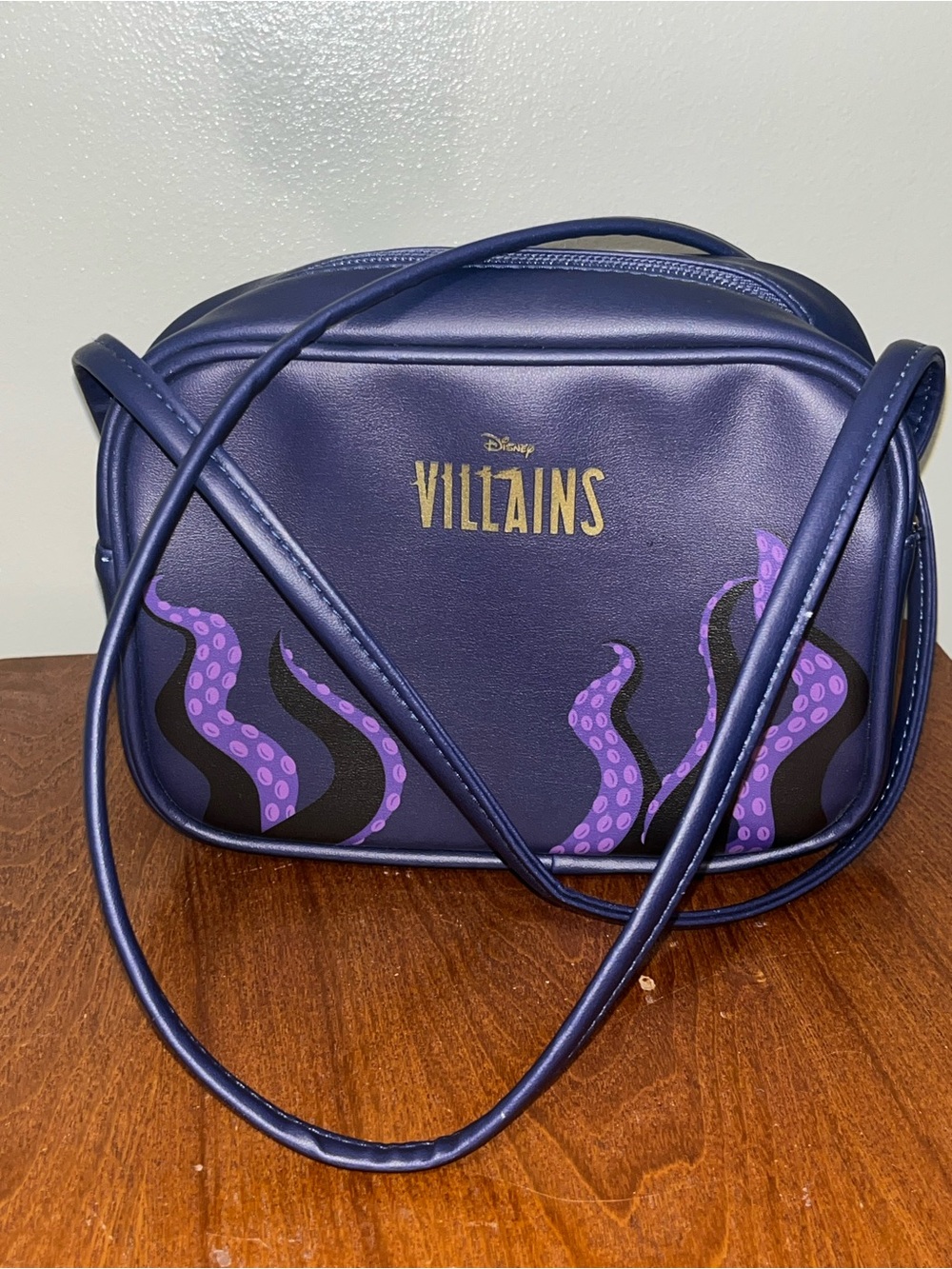 Disney Villains Navy and Purple Crossbody Bag